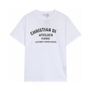 Dior Atelier Series Simple White T-shirt