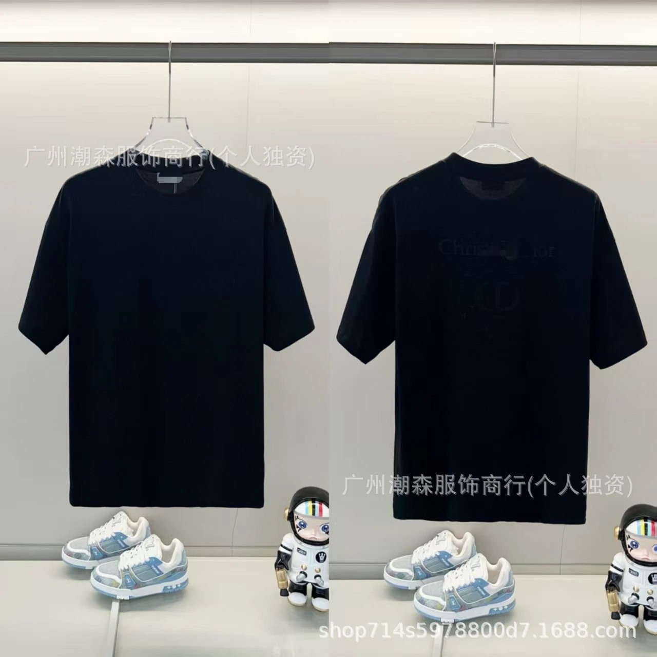 Dior basic black T-shirt