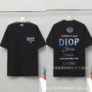 Dior DIOP Series Trendy Black T-shirt