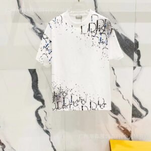 Dior Graffiti Style White T-shirt