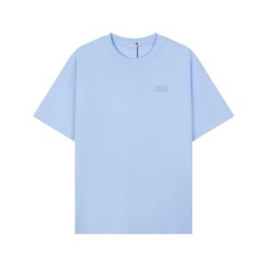 Dior minimalist light blue T-shirt