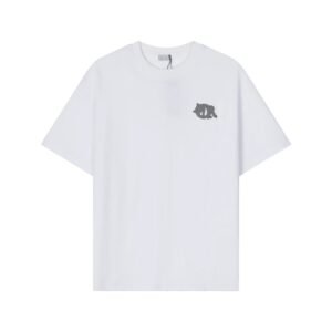 Dior minimalist style white T-shirt