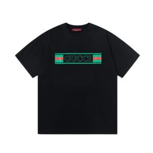 Gucci classic style black T-shirt
