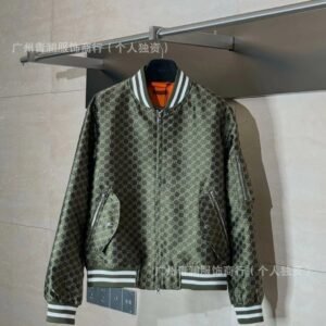 Gucci retro-style green jacket