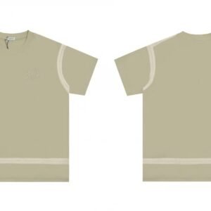 LOEWE basic simple style khaki T-shirt