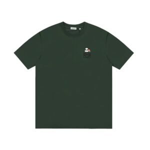 LOEWE Cartoon Style Dark Green T - Shirt