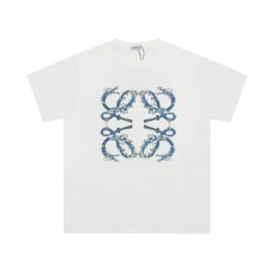 LOEWE Wave Pattern White T-shirt