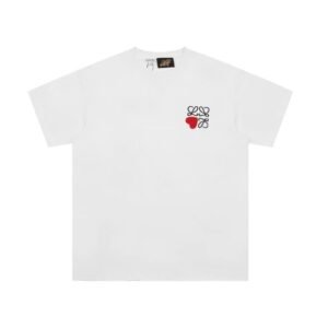 LOEWE's Love - themed Simple White T - Shirt