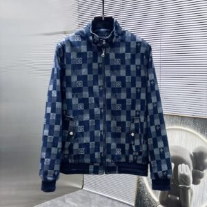 Louis Vuitton Checkered Denim Jacket