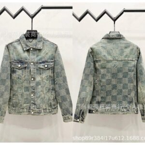 Louis Vuitton Checkered Denim Jacket