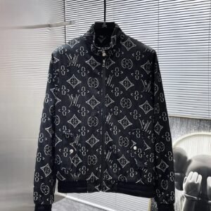Louis Vuitton classic monogram black jacket