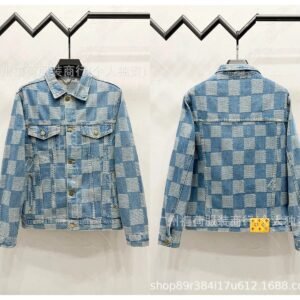 LV Damier Check Denim Jacket