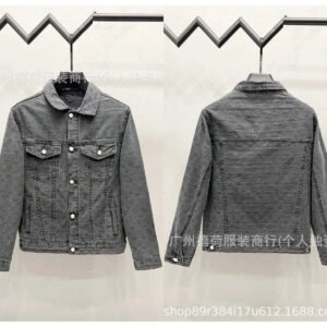 LV denim retro-style coat / jacket