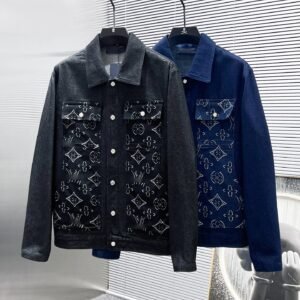 LV denim retro-style jacket