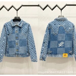 LV denim trendy style coat
