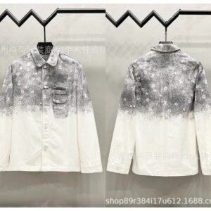LV Gradient Print Denim Shirt