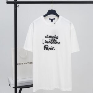 LV Parisian Style White T-shirt