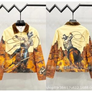 LV Western-style denim jacket