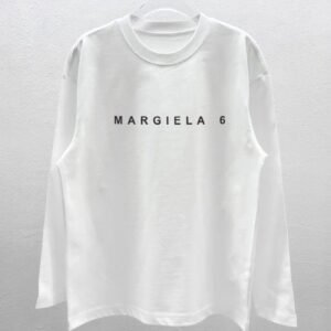 Maison Margiela minimalist style white T-shirt