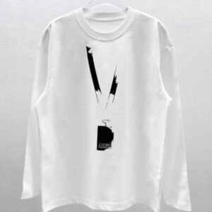 Maison Margiela minimalist style white T-shirt
