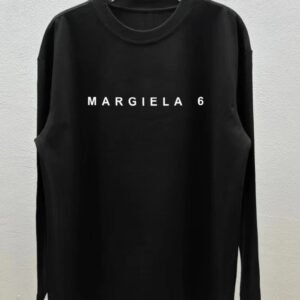 Maison Margiela simple style black long-sleeve