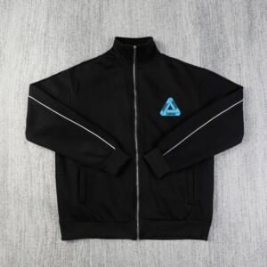 Corteiz Triangle Logo Simple Black Jacket
