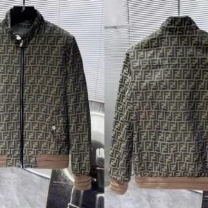 Fendi monogrammed windbreaker jacket