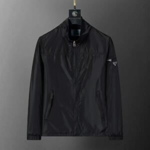 Prada minimalist style black jacket