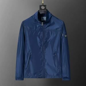 Prada Fashion Casual Style Blue Jacket