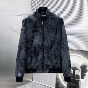 Dior tie-dye style black jacket