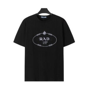 Prada minimalist style black T-shirt