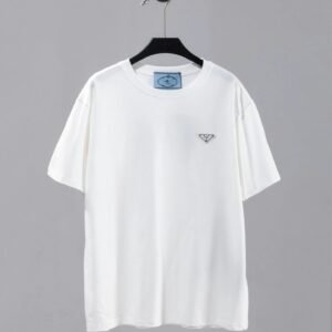 Prada minimalist style white T-shirt