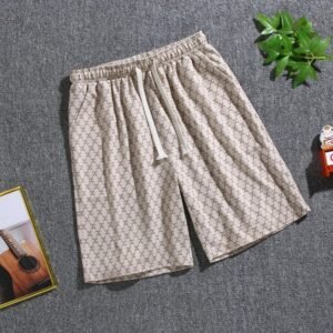 China Selected Retro Style Beige Shorts
