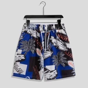 China Selected Trendy and Cool Style Blue Shorts