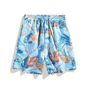 "China Selected Printed Casual Blue Shorts"