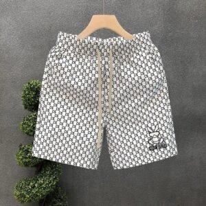 Black and White Printed Shorts of China Selected
