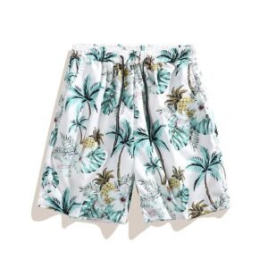 China Selected Tropical Print Shorts