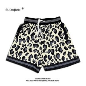 SUDAJIAN leopard print trendy shorts