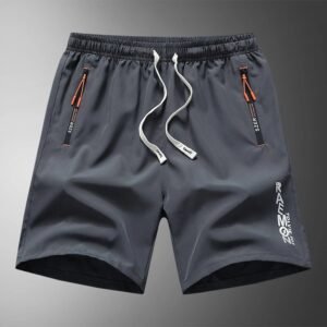 China Selected Casual Style Dark Grey Shorts