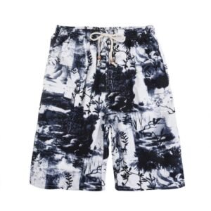 "China Selected Ink-and-Wash Style Shorts"