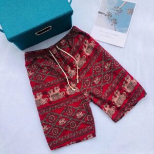 China Selected National Style Red Shorts