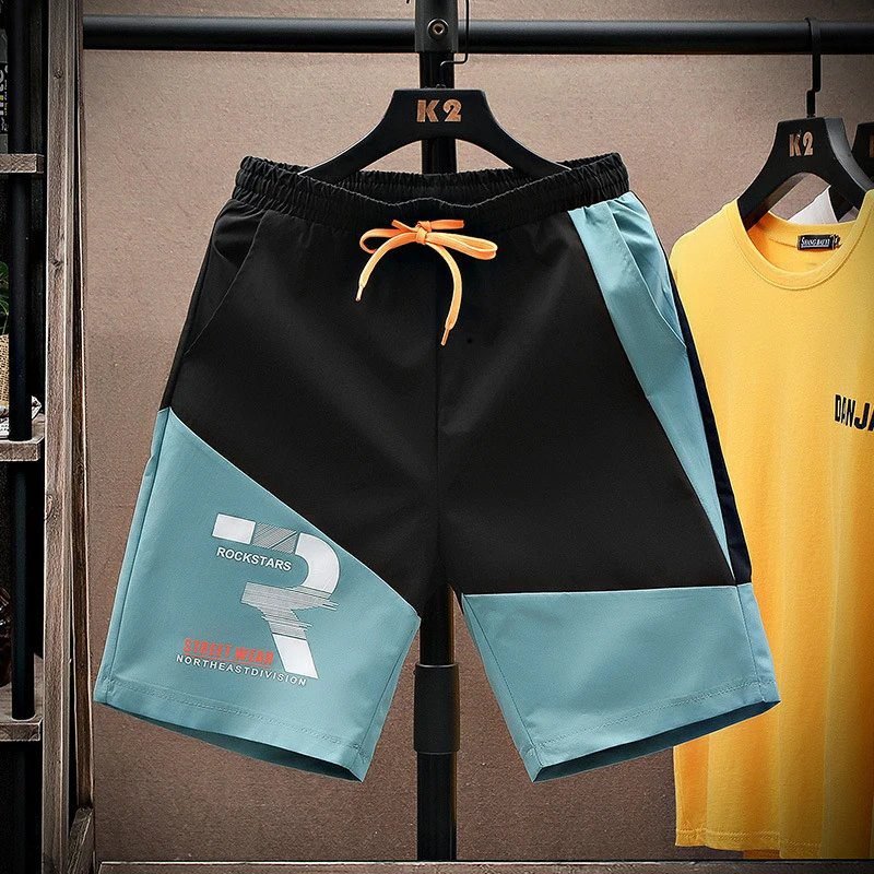 China Selected Color-blocking Shorts of the Trendy Brand