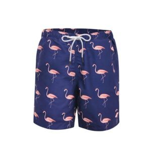 China Selected Flamingo Print Shorts