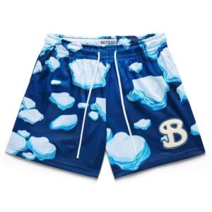 BKTSQD Iced Texture Trendy Shorts