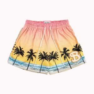 China Selected Palm Tree Beach Style Shorts