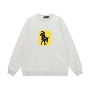 Ralph Lauren Polo Grey Trendy Brand Sweatshirt