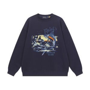 Ralph Lauren Marin Club Navy Blue Sweatshirt