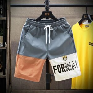 China Selected Color-blocking Trendy Shorts