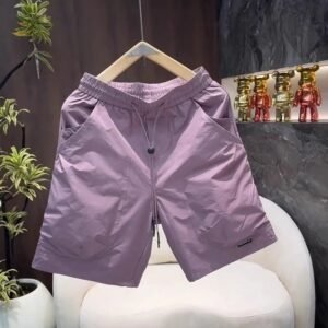 China Selected Casual Style Purple Shorts