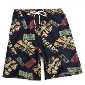 China Selected Trendy Brand Personality Print Shorts
